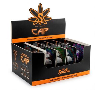 Caixa de Kit Cuia + Tesoura Sadhu CAP Mix de Cores — Tesoura na Da Mata