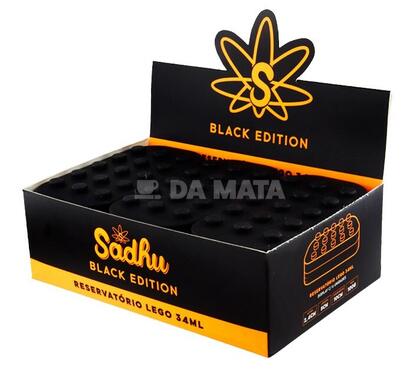 Caixa de Slick Lego Sadhu 34ml Black Edition — Container Slick na Da Mata