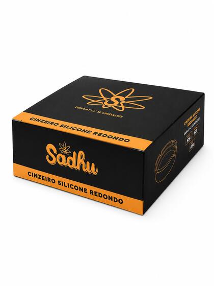 Caixa de Cinzeiro de Silicone Pequeno Sadhu Mix de Cores — Cinzeiro na Da Mata