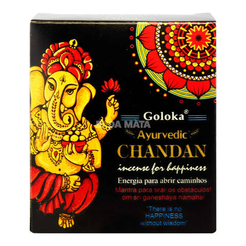 Incenso Indiano Goloka Cascata Chandan – Da Mata