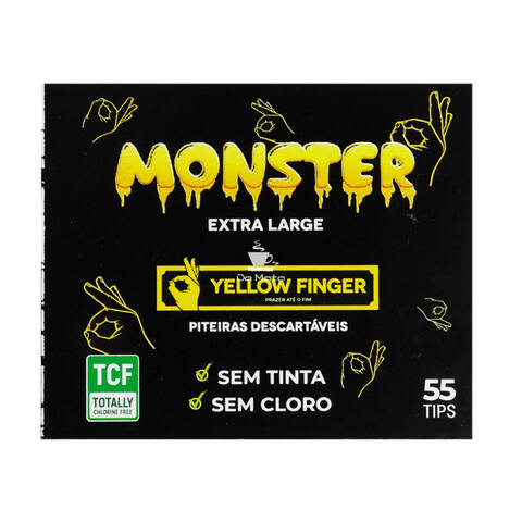 Piteira de Papel Yellow Finger Monster – Unnix Grow