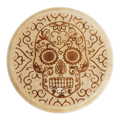 Dichavador de Madeira Padlock Skull