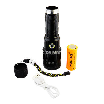 Lanterna Led TG Alto Brilho Recarregável — Lanterna na Da Mata