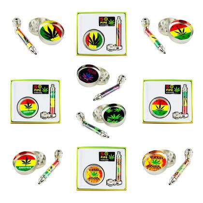 Caixa de Kit Pipe de Metal com Acessórios — Pipes na Da Mata
