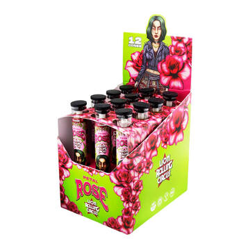 Caixa de Cone Pré-Enrolado Lion Rolling Circus Petal Rose