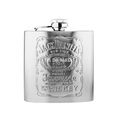 Cantil de Aço Inoxidável Jack Daniel's 6 0Z — Cantil na Da Mata