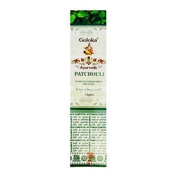 Incenso Indiano Patchouli Goloka 15g