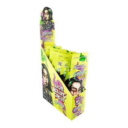 Caixa de Cone Lion Rolling Circus Gelato Berry — Seda Cone na Da Mata