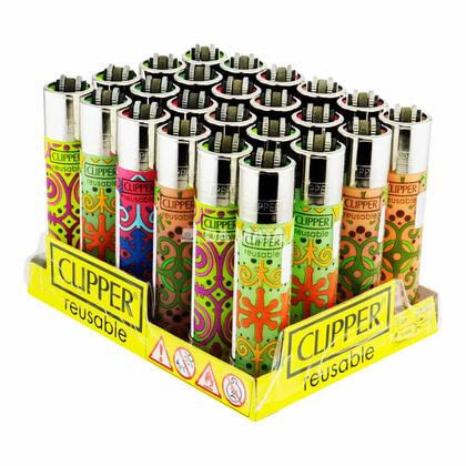 Caixa de Isqueiro Clipper Hippie Ornamental — Isqueiro Clipper na Da Mata