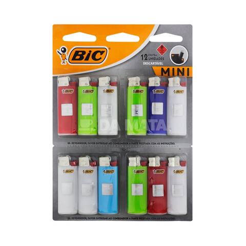 Cartela de Isqueiro Bic Mini – Da Mata