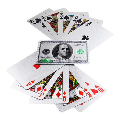 Baralho de Plástico Dólar Prata — Baralho na Da Mata
