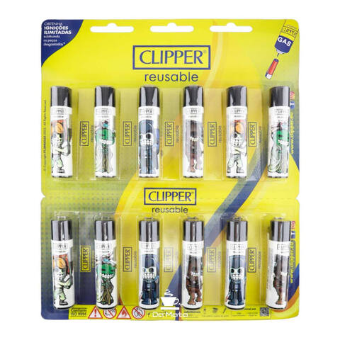 Cartela de Isqueiro Clipper Space Warriors – Da Mata