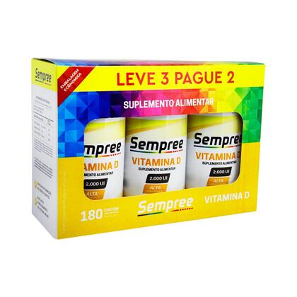 Kit Vitamina D Sempree - 180 Capsulas — Gomas na Da Mata