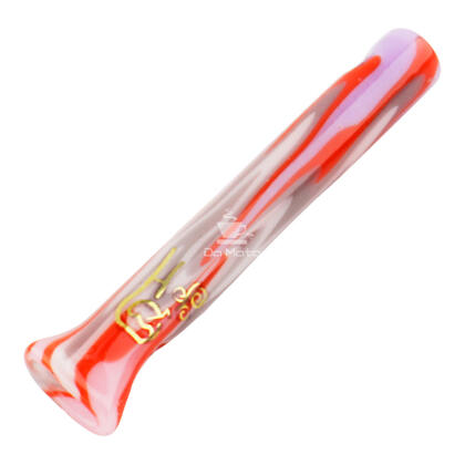 Piteira de Vidro Hippie Bong Wig-Wang Reverse 8mm c/ 4cm