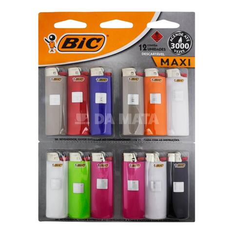 Cartela de Isqueiro Bic Maxi – Da Mata