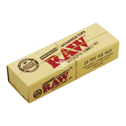 Piteira Raw Gummed Tips Perforated — Piteiras na Da Mata