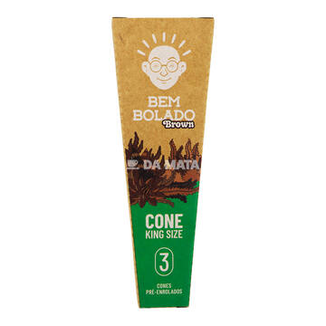 Cone Bem Bolado Brown King Size 3un