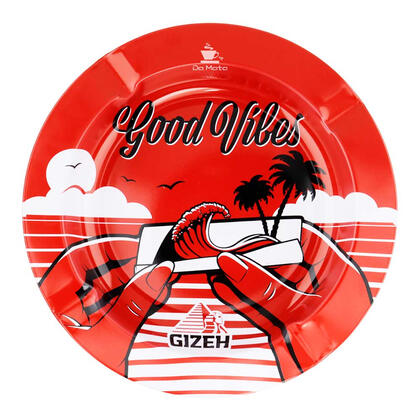 Cinzeiro Gizeh Metal Good Vibes — Cinzeiros na Da Mata